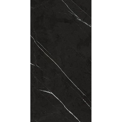 NIET MEER LEVERBAAR Vloertegel Mykonos Excelsior Black 60x120cm Glans Marmerlook Zwart (prijs per m2) 