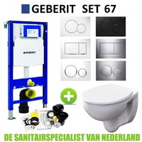 Up320 Toiletset 67 Geberit Econ Rimfree Met Zitting En Sigma Drukplaat