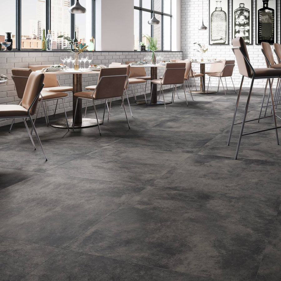 Vloertegel Cristacer Umbria Grafito 59.2x59.2 cm (prijs per m2)