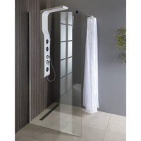 Inloopdouche Sapho Walk-In 100x190 cm met Muurprofiel Helder Glas