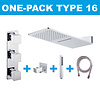 Wiesbaden Wiesbaden one-pack inbouwthermostaatset type 16 (24x55)