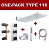 Wiesbaden Wiesbaden one-pack inbouwthermostaatset type 116 (24x55)