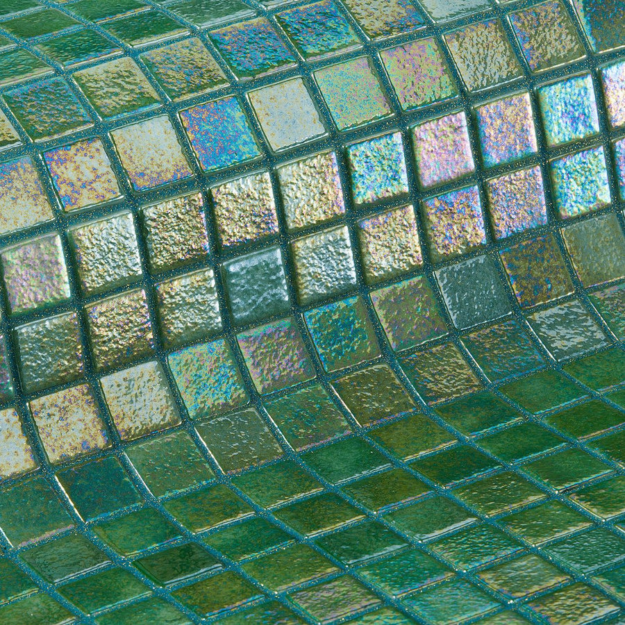 Mozaiek Ezarri Iris Green Pearl 2,5 2,5x2,5 cm (Prijs per 2,00 M2)