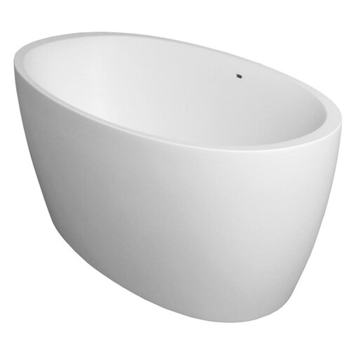 Vrijstaand Bad Xenz Sio 180x90x66 cm Solid Surface Wit 