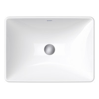 Wastafel Duravit D-Neo WonderGliss Inbouw Zonder Kraangat 60 cm Hoogglans Wit