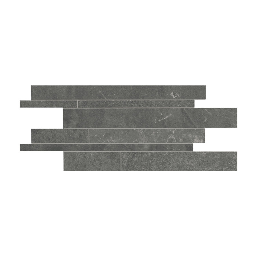 Steenstrips Douglas & Jones Fusion Mistique Black 30x60 cm Zwart