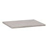 Sanitop Wastafelblad Beton 59.5x45.7x2.5 cm Beton Grijs