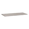 Sanitop Wastafelblad Beton 119.5x45.7x2.5 cm Beton Grijs