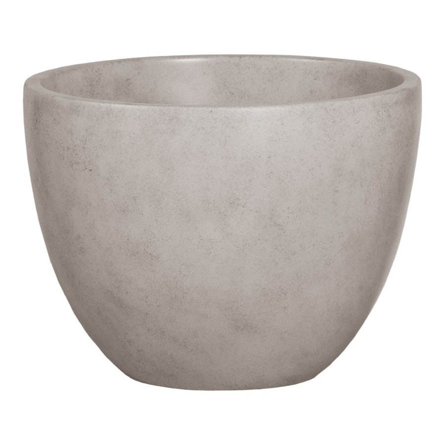 Opbouw Waskom Beton 36x27.5 cm Rond Beton Grijs