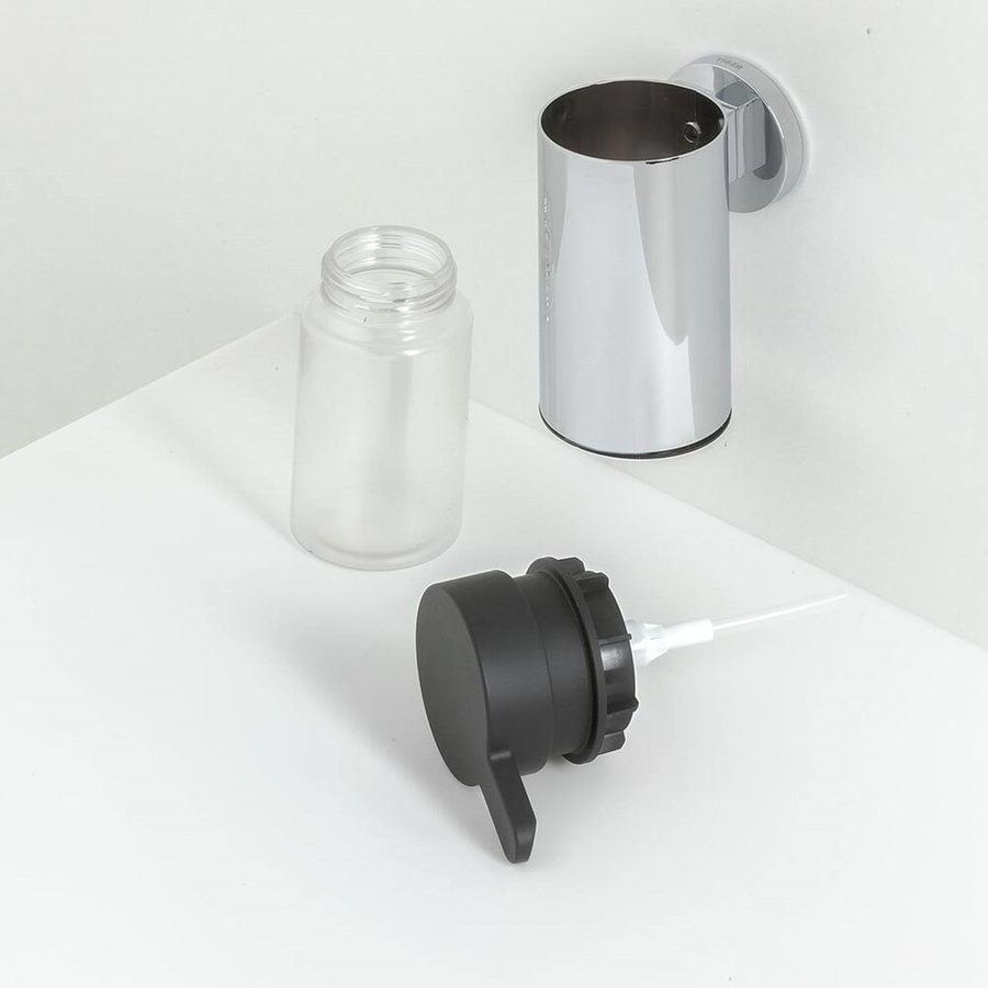 Tiger Noon Zeepdispenser Medium Wandmodel Chroom 13x10x5.5 cm