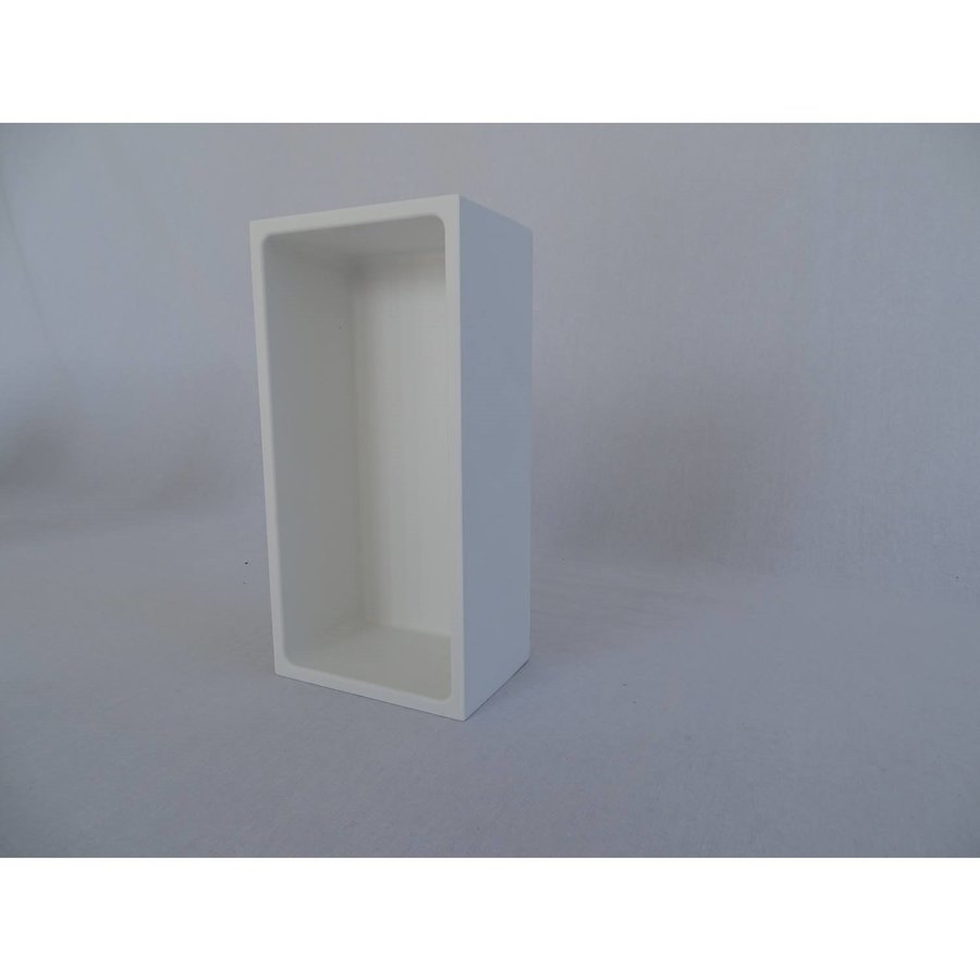 Inbouwnis Boss & Wessing Solid Alcove Gesloten Solid Surface 30x15 Mat Wit