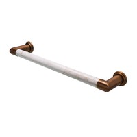 Elektrische Radiator Cascade 60x12 cm Calacatta Gold Calo-Bett Marble / Light Bronze