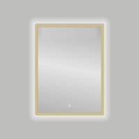 Badkamerspiegel Best Design Nancy Isola LED Verlichting 60x80 cm Mat Goud