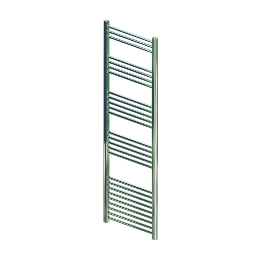 Designradiator Boss & Wessing Vertico Multirail 160x50 cm Chroom Zij-Onderaansluiting