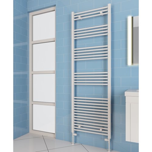 Designradiator Boss & Wessing Vertico Multirail 180x40 cm Wit Zij-Onderaansluiting 