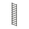 Boss & Wessing Designradiator Boss & Wessing Tubi Handdoekrek 175x60 cm Zij-Onderaansluiting Mat Antraciet