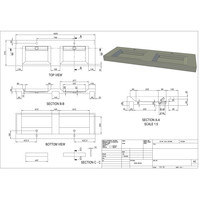 Wastafel Forzalaqua Stockholm Hardsteen Gezoet Zonder Kraangat 160,5x51,5x9 cm