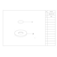 Losse Kraanrozet Wiesbaden Caral tbv Inbouw Uitloopgedeelte Mat Zwart