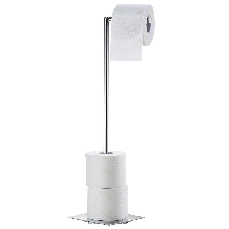 Reserverolhouder  / Toiletrolhouder Smedbo Outline Lite Vierkant 14,5x17x61,5 cm RVS Gepolijst