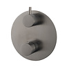 BWS Afbouwdeel Cemal Douche Thermostaat 2-Weg Rond Gunmetal