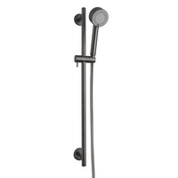 Glijstangset Wiesbaden Cadans Luxe Compleet Met Handdouche En Doucheslang Gunmetal