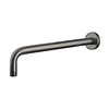 Gebogen Douche-Arm Wiesbaden Rond Muurbevestiging 35 cm Gunmetal