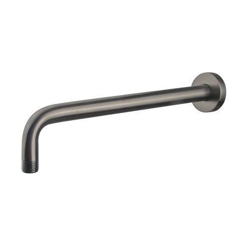 Gebogen Douche-Arm Wiesbaden Rond Muurbevestiging 35 cm Gunmetal 