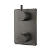 Boss & Wessing BWS Afbouwdeel Cemal Douche Thermostaat Inbouw 2-Weg Gunmetal