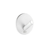 Smedbo Haak Smedbo Xtra Design Mini 30 mm Rond Zelfklevend Wit