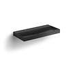 Clou Clou New Wash Me Wastafel 90x42x8cm Met 3 Voorbewerkte Kraangaten Zwart Mat Keramiek