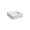 Clou Clou Flush 1 Toiletfontein Met Voorbewerkt Kraangat En Plug Wit Mineral Marmer 28x27x9cm