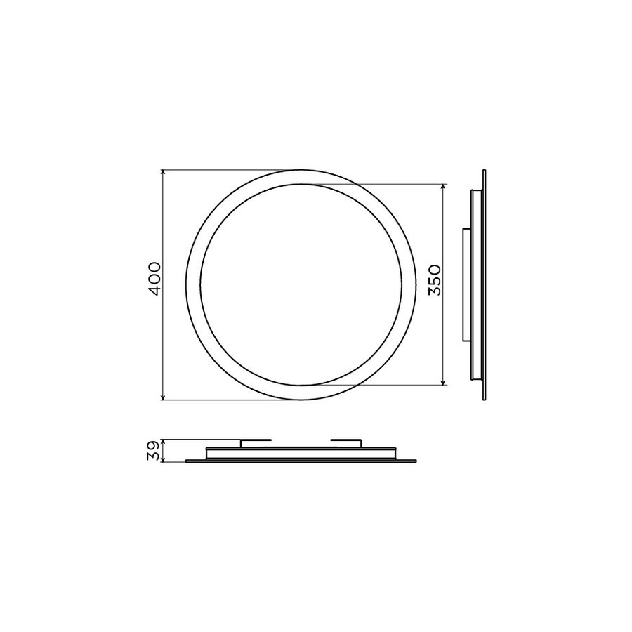 Clou Look At Me Spiegel 2700K LED-Verlichting IP44 Met Satijnrand 40cm