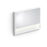 Clou Look At Me Spiegel 2700K LED-Verlichting IP44 Omlijsting In Mat Wit 110x8x80cm