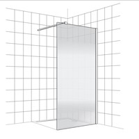 Inloopdouche BWS Free Time 100x200 cm Mist Glas Timeless Coating Chroom