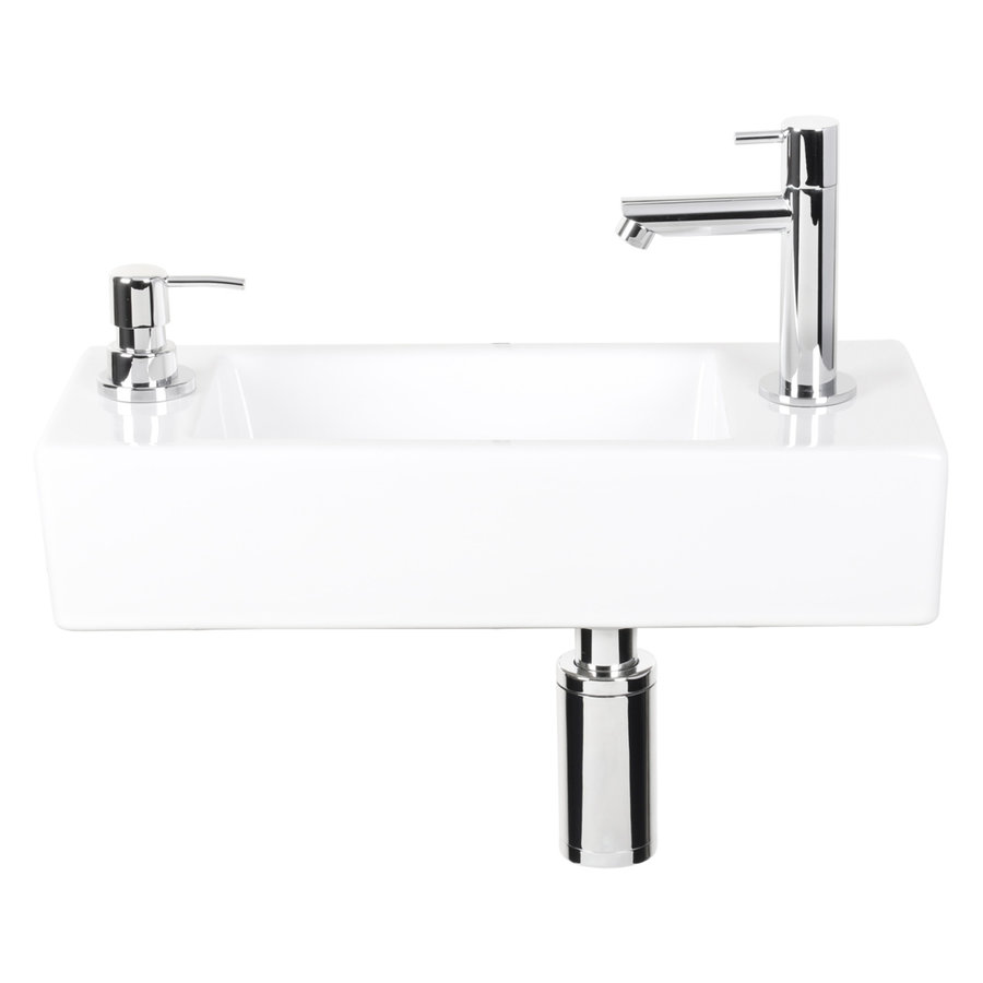 Fonteinset Differnz Sapon 44x18x9 cm Wit