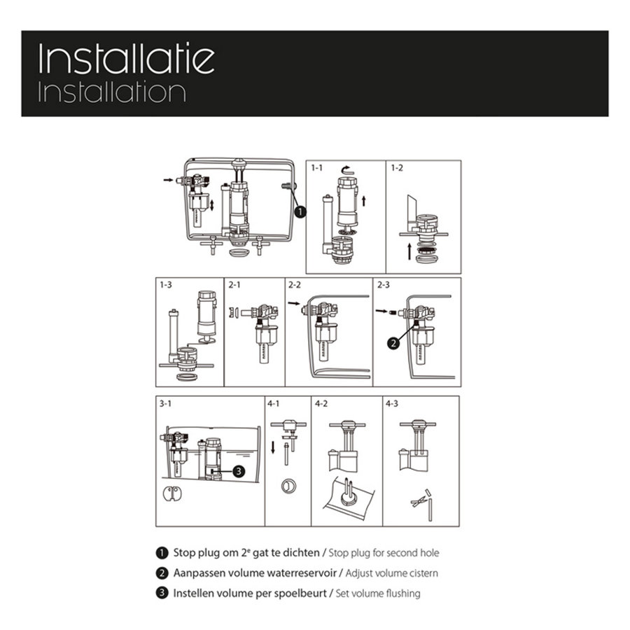 Toiletpot Differnz Staand Met AO Uitgang Inclusief Toiletbril Wit
