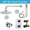 Wiesbaden inbouw regendouche set 02 Caral Chroom