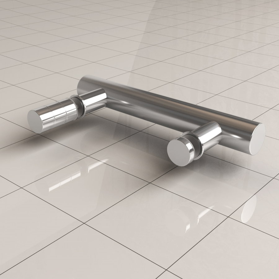 Losse Deurgreep Type 2 Chroom