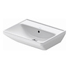 Duravit Wastafel Duravit D-Neo WonderGliss Met Overloop Kraanvlak 1 Kraangat 55 cm Hoogglans Wit