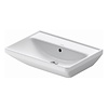 Duravit Wastafel Duravit D-Neo WonderGliss Met Overloop Kraanvlak Zonder Kraangat 60 cm Hoogglans Wit