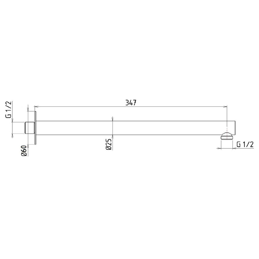 Wandarm Salenzi Marble 35cm White Marble OUTLET