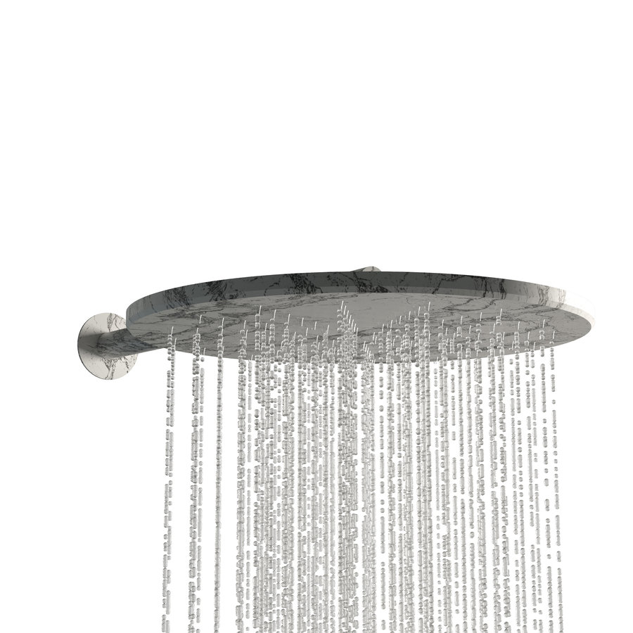 Regendouchekop Salenzi Marble 30cm White Marble