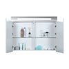 Aquasplash Spiegelkast Aquasplash Salt 2 Deuren Met LED 74x50 cm Incl. Planchetten Ice White