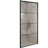 Aquasplash Inloopdouche Frame 88x200 cm 8mm NANO Glas Mat Zwart
