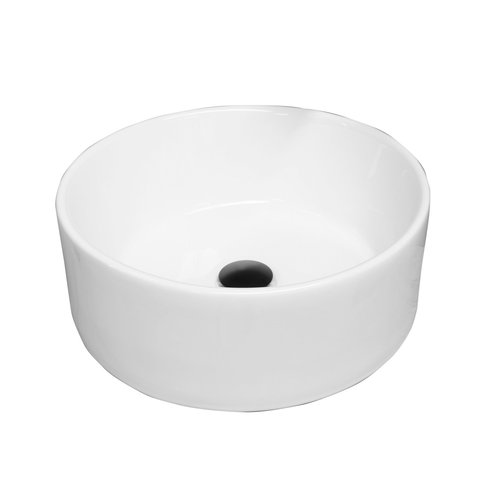 Waskom Aquasplash Salt 39cm Rond Porselein Wit 