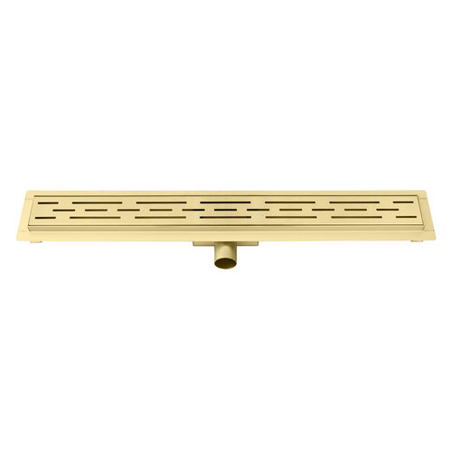 Douchegoot Best Design Nancy Met Flens 90x7x7 cm RVS Mat Goud 