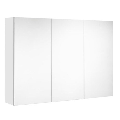 Spiegelkast Allibert Nordik Stopcontact VDE 100x65x18 cm Mat Wit 