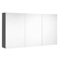 Spiegelkast Allibert Look Stopcontact VDE 120x65x18 cm Mat Grijs Onyx Mat