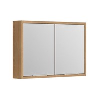 Spiegelkast Allibert Sorento Stopcontact VDE 100x69x17 cm Geolied Kendal Eik