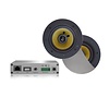 Aquasound Wifi-Audio Versterker Aquasound Airplay + DLNA 30W Inclusief Speakerset Aquasound Rumba 116 mm Mat Chroom